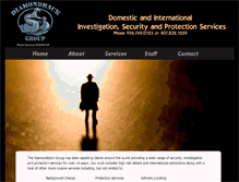 Tablet Screenshot of diamondbackprotection.com